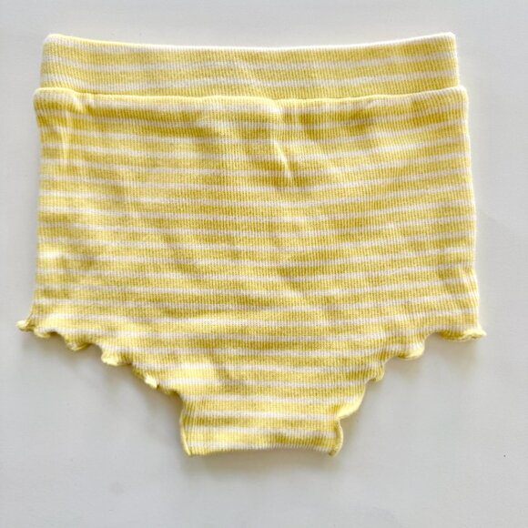 Kate Quinn Bloomer Bundle | 3 Pack Basics + Ribbed Stripe | Purple Yellow Blue | - Picture 6 of 11